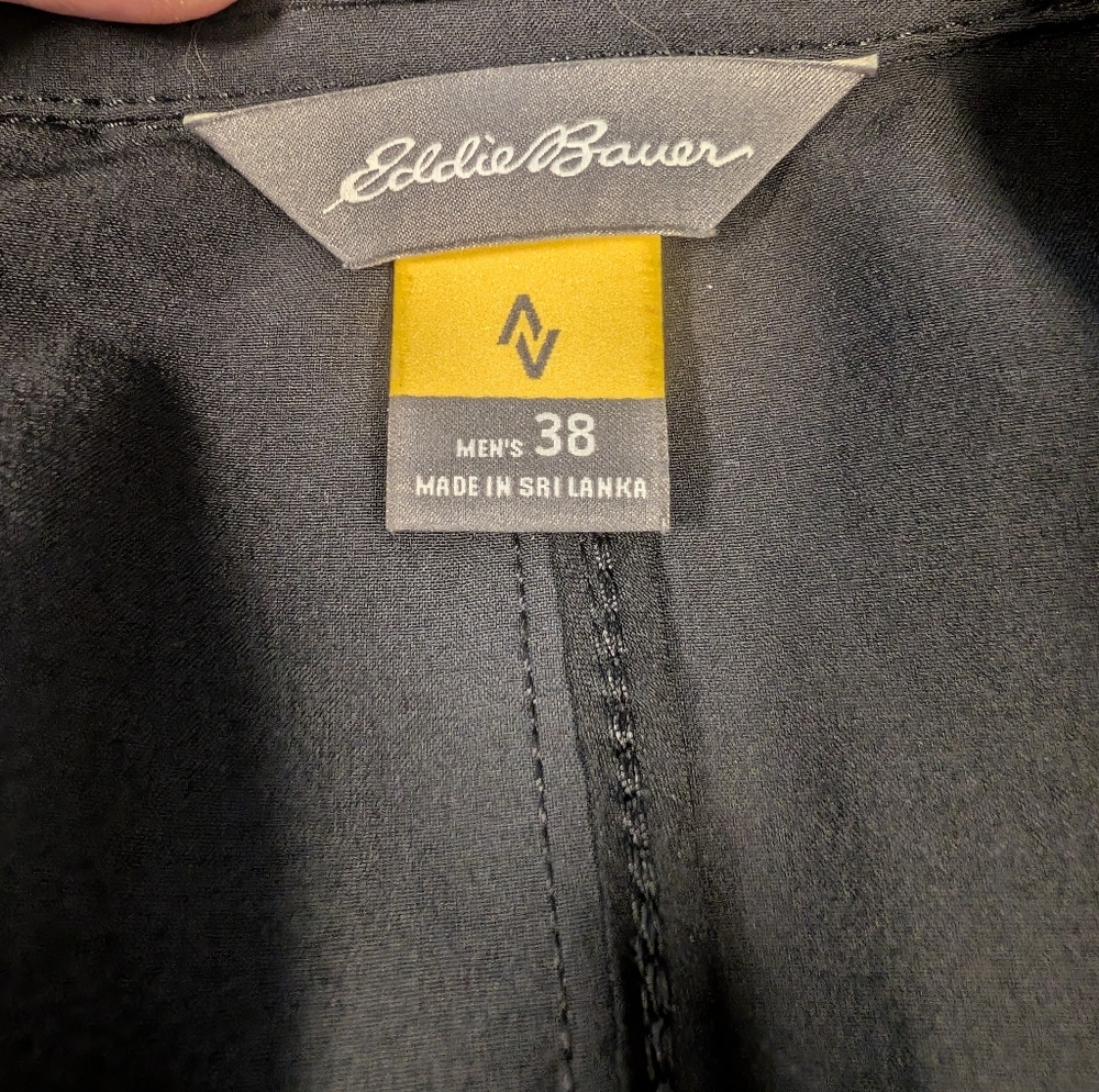 Men's Eddie Bauer Black Blazer - Picture 2 of 6